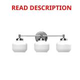 Breslyn 24 in. 3-Light Chrome Vanity Light