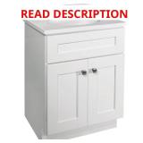 Bath Vanity, Matte White