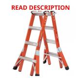18 ft Reach Fiberglass Pro Ladder 300 lb IA
