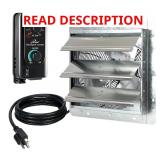 iLIVING Shutter Exhaust Fan with Thermospeed