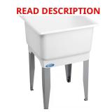 Utilatub 20 gal Freestanding Laundry Sink