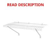Ventilated Wire Shelf Closet System Kit
