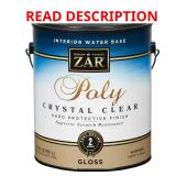 ZAR Aqua Gloss Water-Based Polyurethane 1 gal