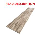 Acacia Countertop, 10 ft x 25 in, unfinished