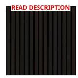 MSI Harmony Black Wood Slat Panels (4-Pack), ** 8