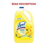 Lysol Clean & Fresh Lemon Scent Cleaner 144 oz