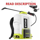 RYOBI 18V Backpack Sprayer (4 gal)
