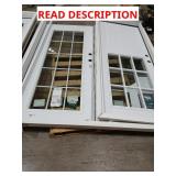 Skid of patio doors
