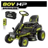 RYOBI R1 80V HP Battery Riding Mower, 14Ah ** BAT