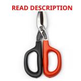 7 in. Straight-Cut Drop Forged Tinner Snips