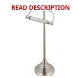 Sage Freestanding Toilet Paper Holder, Nickel