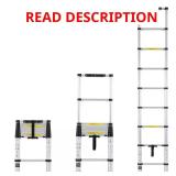 SKYSHALO Telescoping Ladder, 8.5 ft, Aluminum