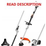 4-in-1 26cc Gas Weed Eater with Rubber Handle