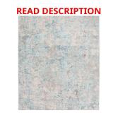 Madison Ivory/Teal Geometric Area Rug 9x12