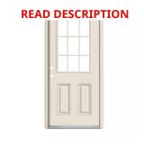 36x80 9-Lite Fiberglass Door