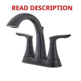 Weller 4-in Centerset 2-Handle Faucet