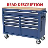 Husky 46 in. W Gloss Blue Workbench Cabinet