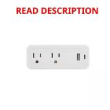 15 Amp Grounded Tap AC/DC Adapter, White