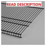(6 pack) 4 ft. x 16 in. Black Wire Shelf