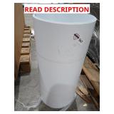 Roll of metal white sheeting