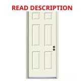 36x80 6-Panel Steel Prehung Door