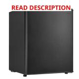 Vissani 2.6 Cu Ft Mini Fridge in Black