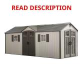 20 ft. x 8 ft. Resin Garden Shed