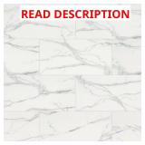 Carrara Noire Porcelain Marble Look Tile 16x32