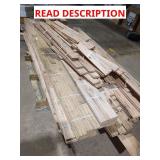 Pine fluted siding board damaged moldy