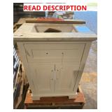 Doveton 30-in. Freestanding Vanity with Marble To
