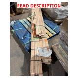 Small skid lot of tongue and groove flooring