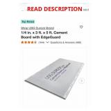 Skid 1/4 in. x 3 ft. x 5 ft. Cement Board with Ed