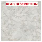19 X BID The Bid Ashen Grove Marble Vinyl Tile Fl