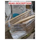 Shower base porcelain tile corner cabinet wrap