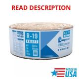 R-19 EcoRoll Kraft Faced Fiberglass Roll 18 x bid