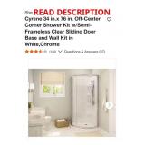 Maax corner round shower kit model 300001