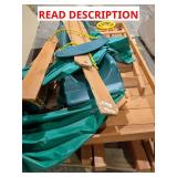 Wooden swing set unsure if all there Used