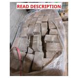 Skid lot of bricks amount unknown