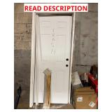 32x80 steel 6 - panel door