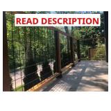 11XBID Pro wood 6 ft preassembled hog wire railing