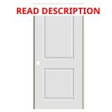 36x80 Smooth Carrara Door, 1-3/4" Thick