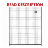 6 ft. H x 5 ft. W Black Welded Wire Panel