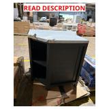Outdoor stainless top cooking corner cabinet