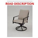 Cookson Black Swivel Outdoor Chair (4-Pack)