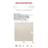 Skid Dorian Marfil Cream 47.24 in. x 47.24 in. Ma