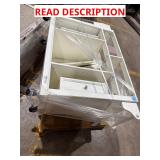 Wheeled bar cart skid lot