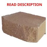 Beige Concrete Retaining Wall Block 4x11.75x6.75
