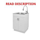 Glacier Bay 24"W Sink with Faucet & Cabinet