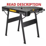 33 in. H Plastic Folding Portable Workbench