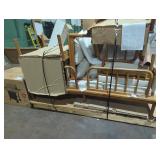 Rattan and Wood Patio Set